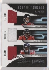 2018 Playbook Triple Threats /299 Calvin Ridley Julio Jones Matt Ryan #TT-7 09r5