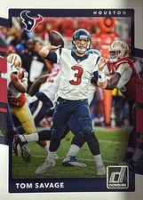 2017 DONRUSS #283 TOM SAVAGE TEXANS + BONUS!!