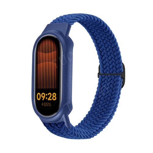 Nylon Watch Band Strap With Protective Bumper Frame For Xiaomi Mi Band 8/9 NFC - Picture 39 of 47