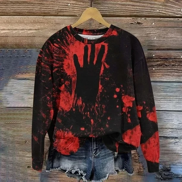 Haunted House Halloween Sweater | Spooky Unisex Crewneck for Fall