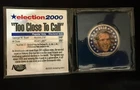 2000 1 Oz American Silver Eagle (ASE) George W Bush Election UNC Colorized Coin