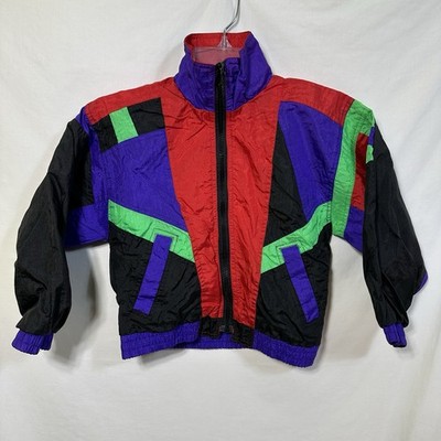 Vintage Max Active Youth Size 6 Windbreaker Jacket Tennis Track & Field Skiing