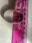 LARGE rare antique 18th century shipwreck wrought iron strong box skeleton key — photo 6