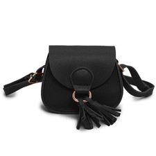 JUMISEE Kids Girls Toddler Mini Shoulder Purse Crossbody Bag Small, Black