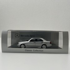 Spark Model Mercedes Benz C43 AMG W202 Dealer Exclusive 143 Silver Diecast Cars