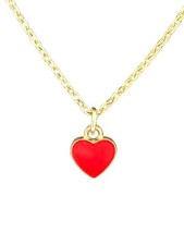 Childrens Necklace Red Heart