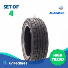 Set Of 4 Used 21555r17 Michelin Defender 2 94h - 8.532