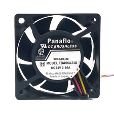 1 pcs FBA06A24U 24V 0.16A 6025 6CM Panaflo inverter cooling fan 60  60  25MM