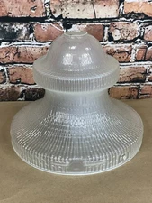 Westinghouse Vintage Glass Street Light Lamp Globe 8" H 10" W NOS Bell Canopy