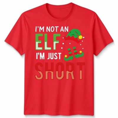 T-Shirt Elfe Weihnachten lustig hässlich Unisex lustig Urlaub Shirt #MC25