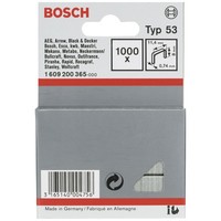 Bosch Accessories 1609200365 Feindrahtklammern Typ 53 1000 St. Abmessungen (L...