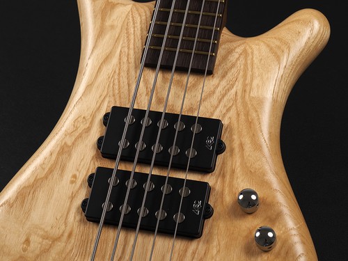 *NUOVO* Warwick Teambuilt Pro Corvette $$ 5 corde raso trasparente naturale con GB - Foto 5 di 11