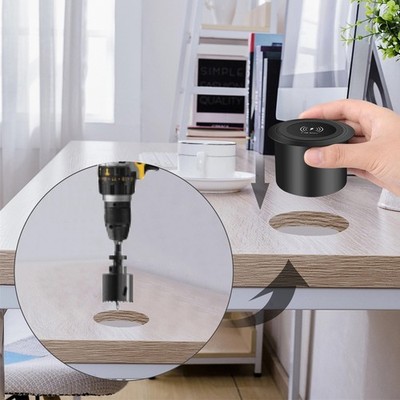 3 In 1 Multi-functional Embedded Quick Charger USB Desktop Wireless Charger