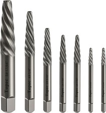 Topec Damaged Screw Extractor Set 7 Piece Easy Out Bolt For... Topec Damaged Screw Extractor Set 7 Piece Easy Out Bolt For...
