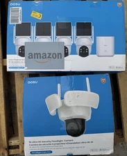 Security Cameras Outdoor Wireless, 4 Cam-Kit & One Floodlight Camera 