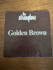 The Stranglers Golden Brown Vinyl Single Record UK 1982 Liberty BP407 7"