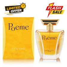 Poeme by Lancome Eau De Parfum 100 ML (Cap is loose inside  See Description)