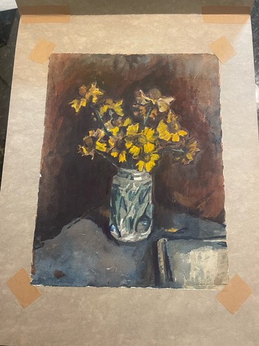 Edward Charles Prust British Watercolor Still Life Flowers - Picture 7 of 7