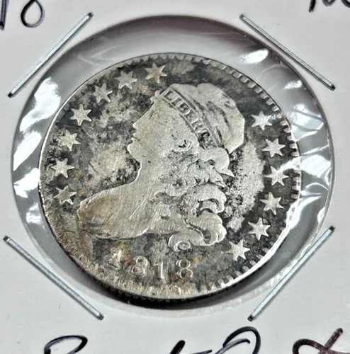 1818-P Capped Bust Quarter — photo from another recent sale