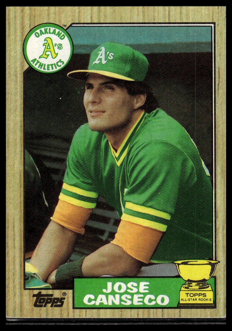 1987 Topps #620 Jose Canseco