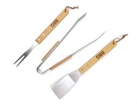 Bbq Grillbesteck Set Grillgabel Grillzange Wender Edelstahl Grill Zange Gabel