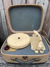 Argosy Vintage Valve Record Player 3 Speed 16 33 45 For Repair