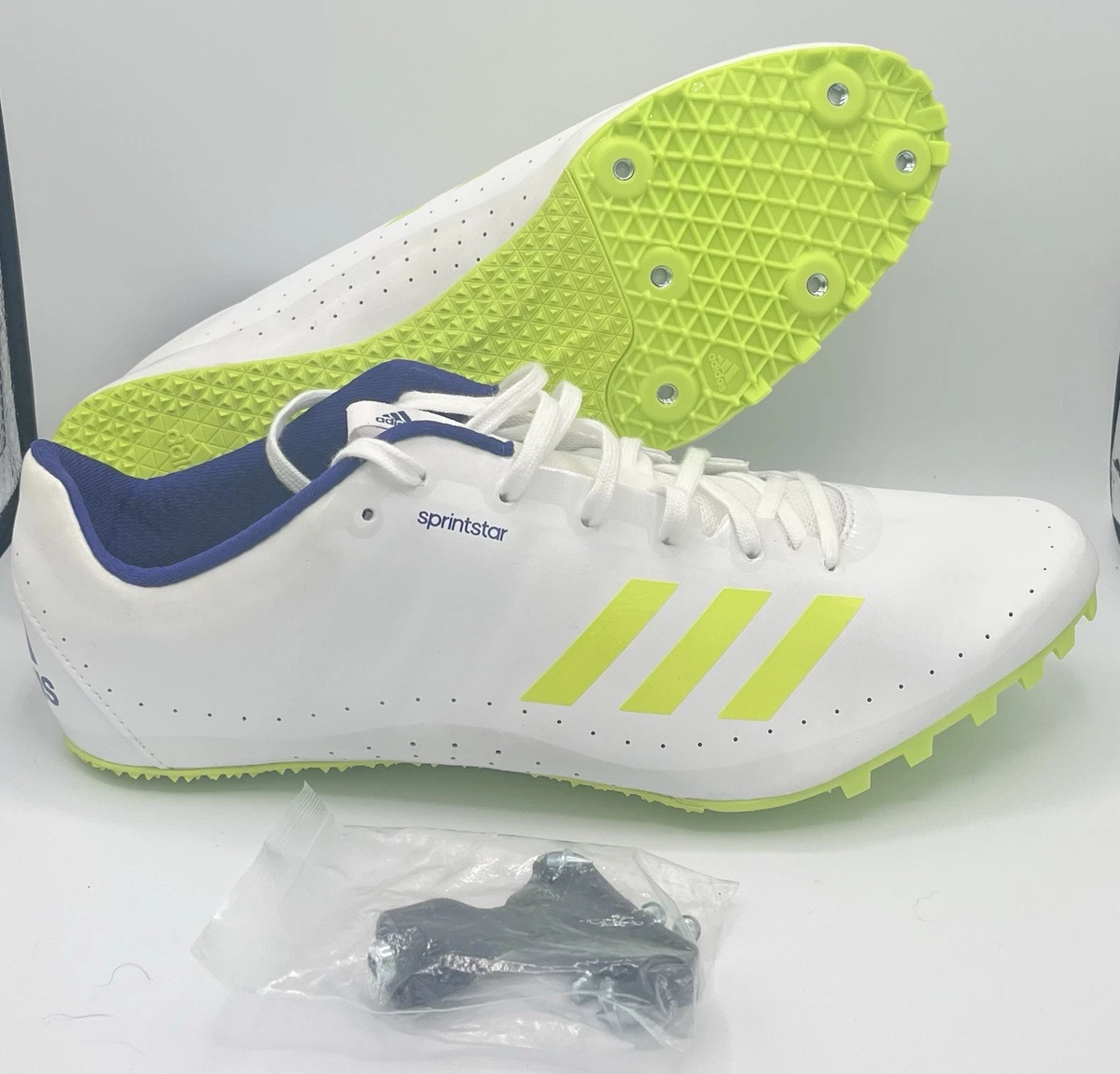 Adidas Sprintstar US Men 14 Track And Field Cleats Neon adidas Sprintstar Track Shoe IG7446 main image 3