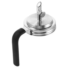  Stainless Steel Pour Spout Lid: Flip Cap With Handle For Wide Mouth Mason Jar