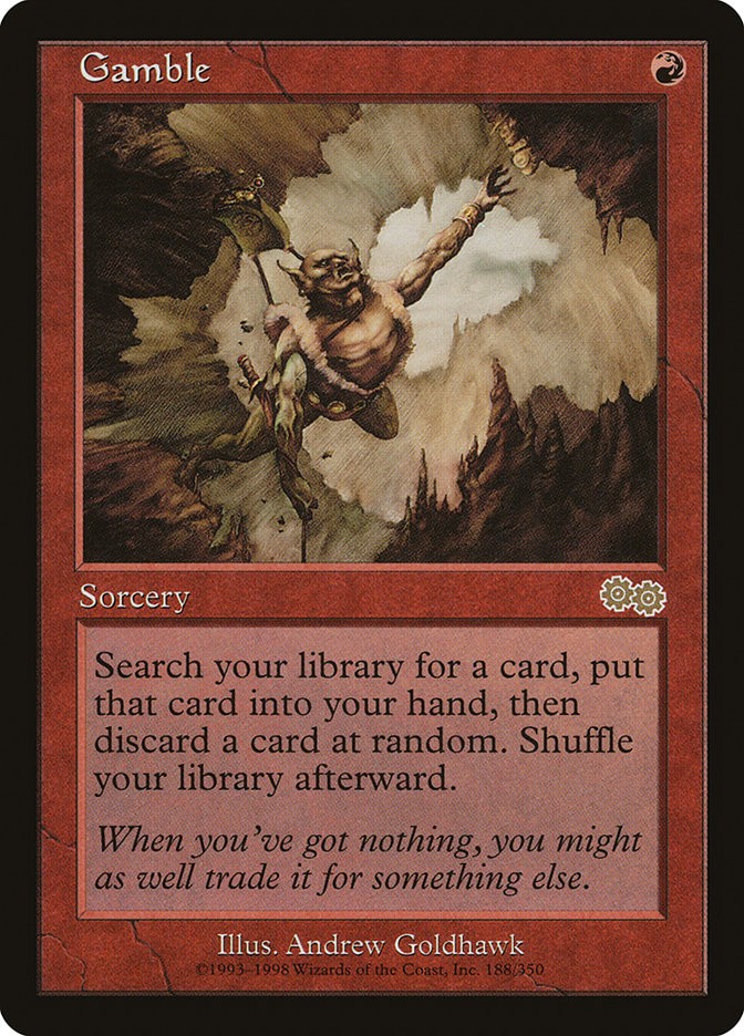 MTG Magic the Gathering Gamble (188/356) Urza's Saga LP