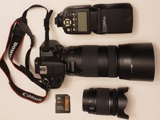 Canon EOS Rebel SL1 18.0MP Digital SLR with Attachments