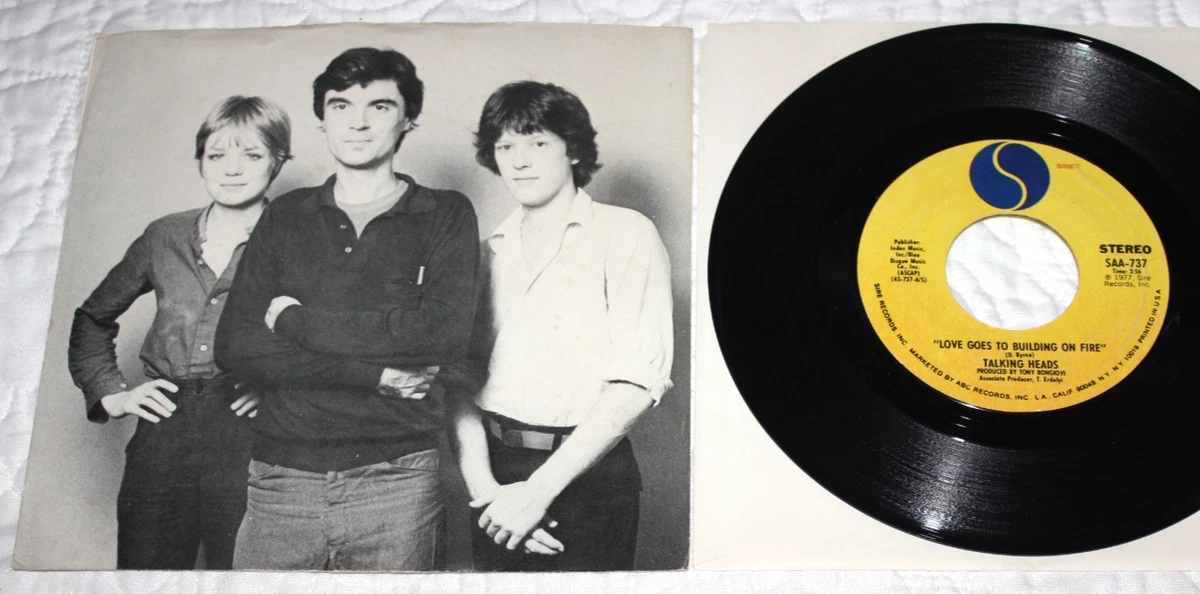 Talking Heads Excellent (EX) Sleeve 45 RPM Vinyl Records for sale