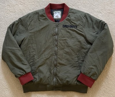 Call of Duty Men s XL Know your Enemy Varsity Bomber Activision 2016 Jacket