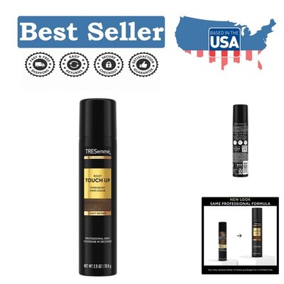 Gentle Temporary Hair Color by TRESemmé - Light Brown Root Touch-Up Spray 2.5 oz