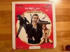 RCA CED Videodisc “GoldFinger” starring Sean Connery in James Bond classic!
