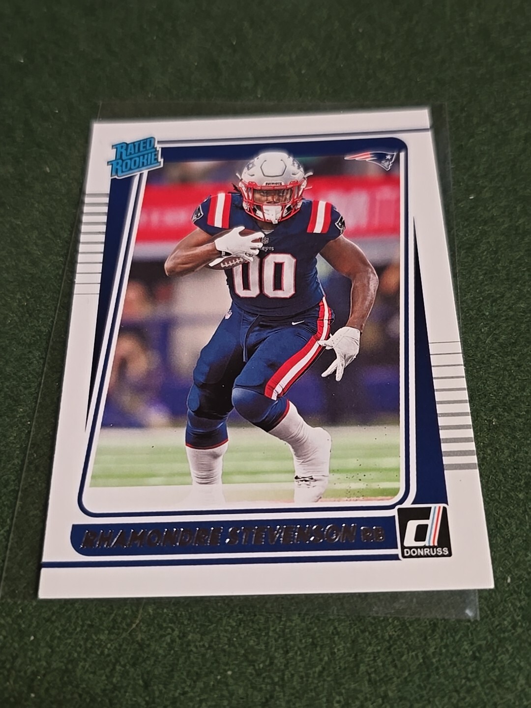 2021 Donruss Football Rhamondre Stevenson RC #286 Rated Rookie Card Patriots