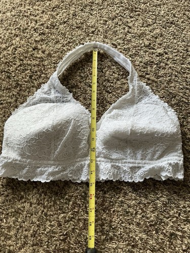 Aerie Bralette Plus Size XXL White Halter Style VGUC Padded - Picture 12 of 12