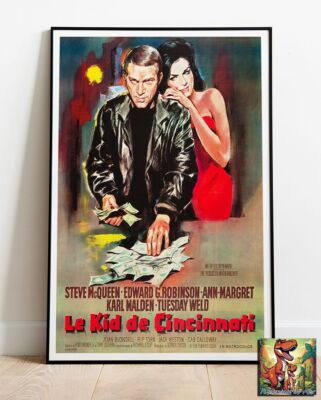 The Cincinnati Kid Repro Filmposter - bis zu 36 Zoll