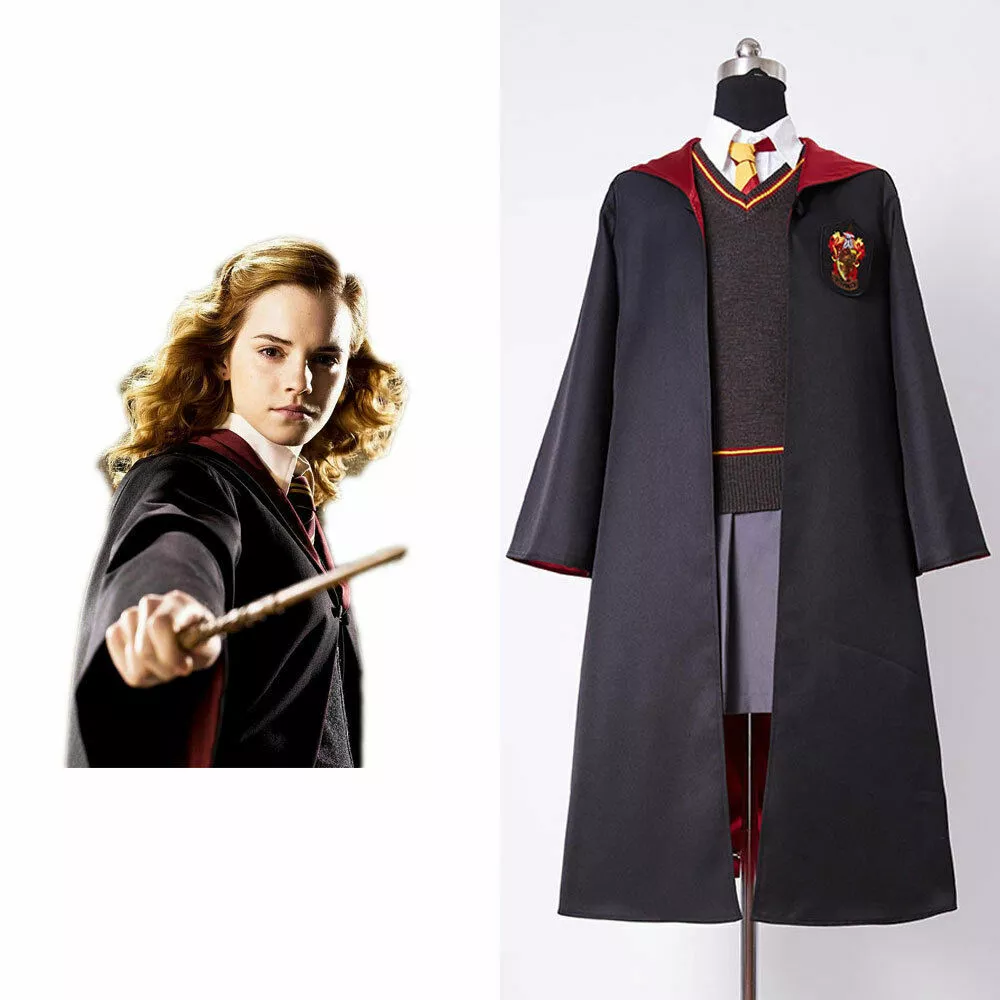 Harry Potter Hermione Granger Gryffindor Uniform Cosplay Kostüm Erwachsene  Dress