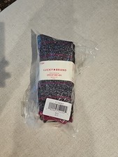 6 Lucky Brand Women's Super Soft Warm Boot Long Socks Size 5-10 NEW
