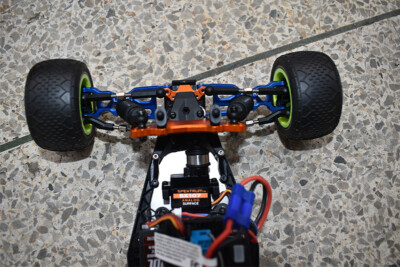 Braccetto Nocca Anteriore Rosso In Alluminio GPM Per Team Losi Mini-T 2.0