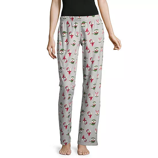 NWT$30 FLIRTITUDE Womens Bears Fleece Sleep lounge Pants Pajama Bottoms  medium