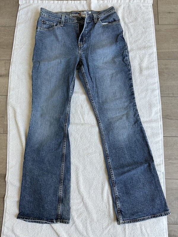 Vintage Old Navy Boot Cut Stretch Just Below The Waist Womens Sz 8 Short