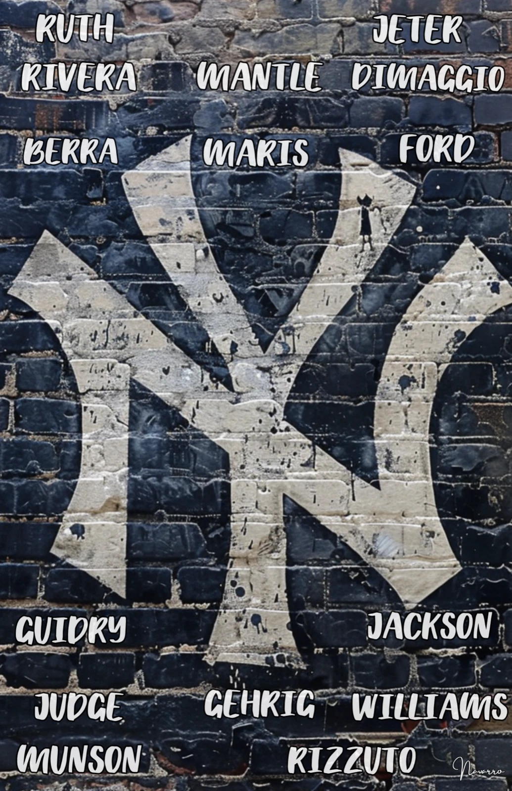 New York Legends Poster Wall Art by Rodeo Drive Designs