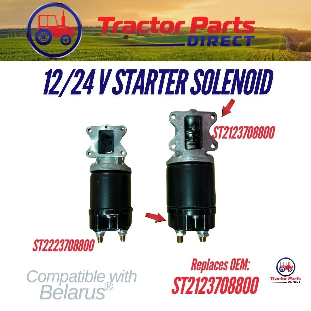 STARTER SOLENOID comp w Belarus® - 12/24V: REPLC - ST2123708800 | eBay
