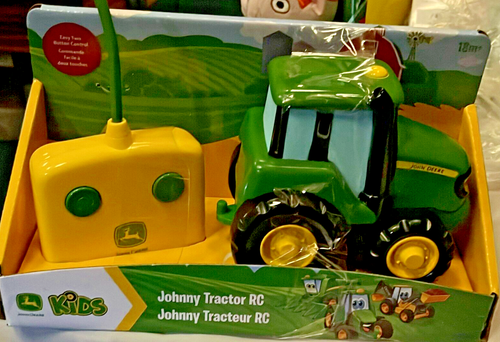 John Deere Remote Controlled Johnny Tractor Radio Controlled Car Farm Toy USED
