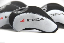 US! ADAMS Golf IDEA Iron Head Covers 10pcs Set  BLACK/GREY Color Headcover Club 