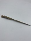 Letter Opener Inlaid Carved Horn Phoenix Bird Brass Vintage — photo 1