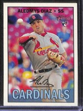 2016 Topps Heritage Baseball Action Variation #713 Aledmys Diaz