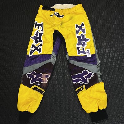 Vintage 90s FOX Racing 360 Degree Pants Size 24