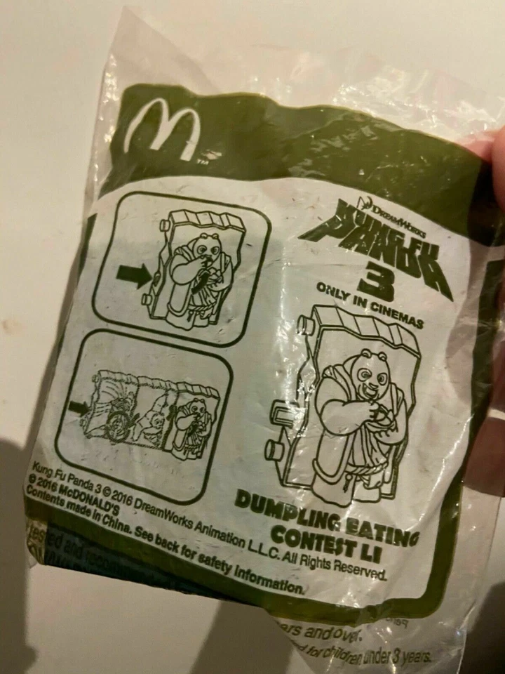 McDonald X Disney Panda 3 2016 serie Happy Meal juguete sin abrir Foto 3 de 4